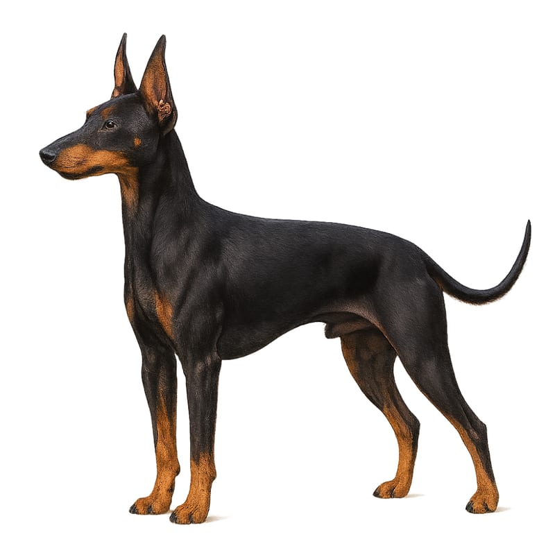 Terrier Anglais D'agrement (noir et Feu)