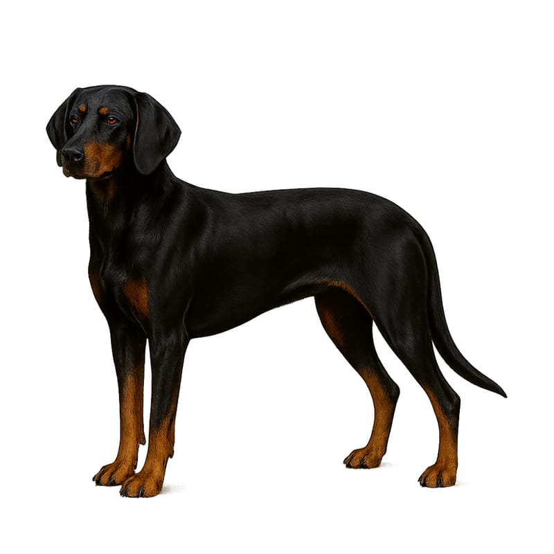 Brachet Noir & Feu (quatre Oeille)