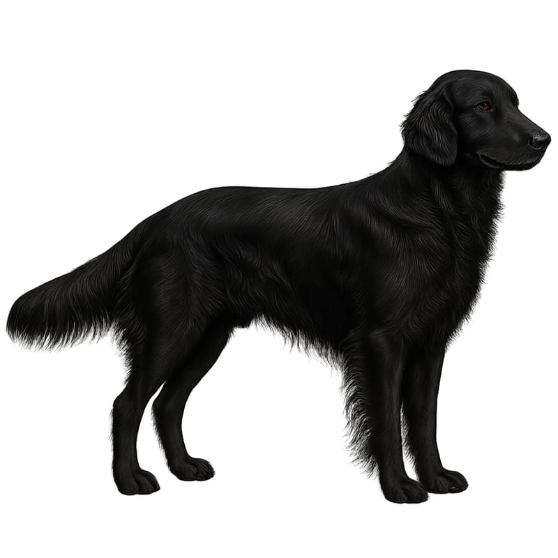 Retriever a Poil Plat