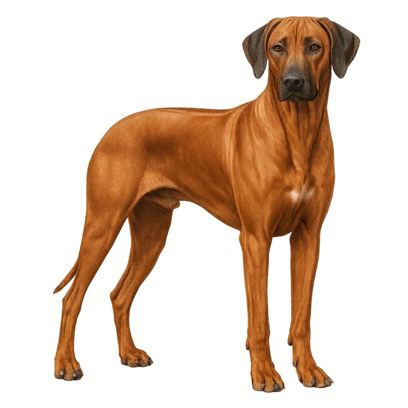 Chien de Rhodesie a Crete Dorsale